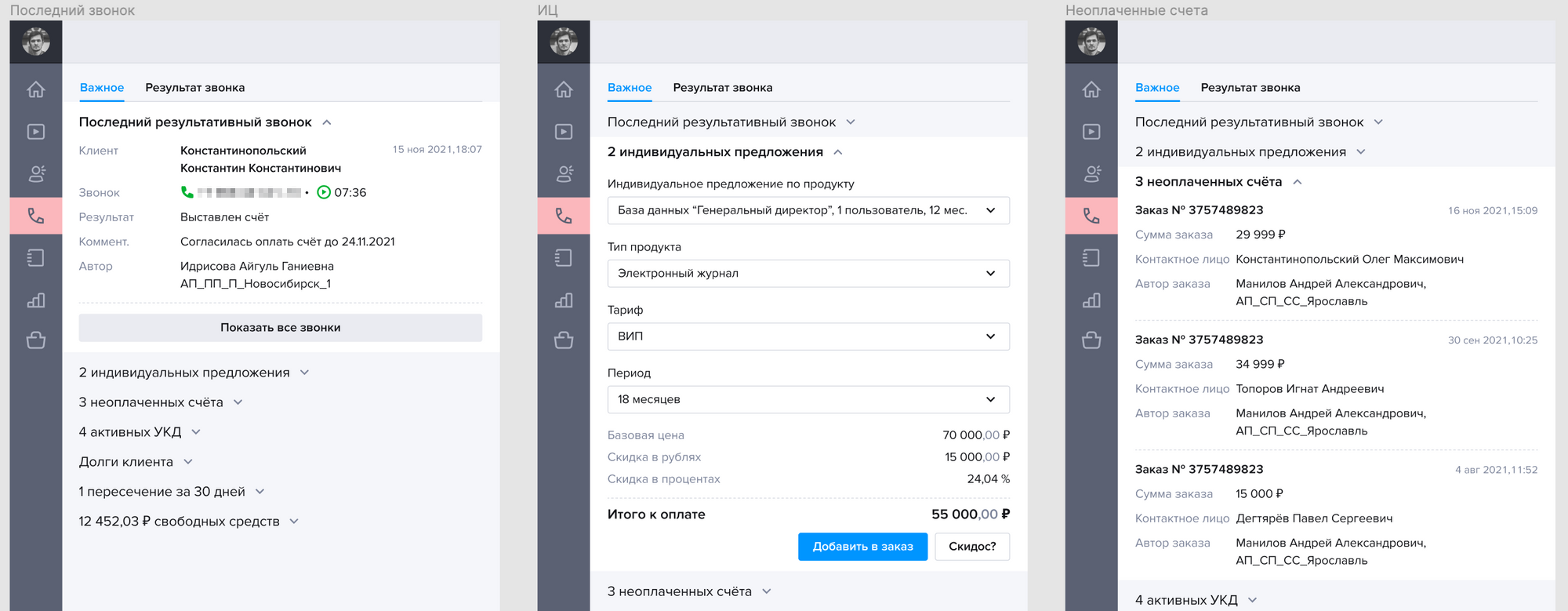 Different states of the important